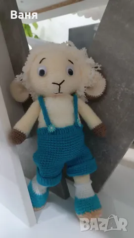 Ръчно плетена овца, снимка 9 - Кукли - 50364128