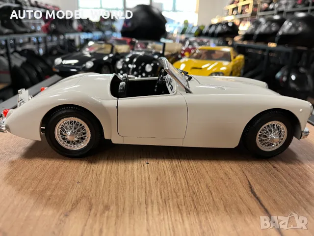 Mетална колекционерска количка POLISTIL MG A TWIN CAM 1:18 NEW, снимка 2 - Колекции - 48382916