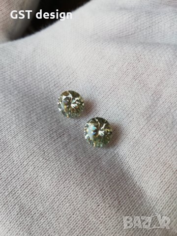 Спешно Уникален ТОП 4+ карата Мойсанит диамант Moissanite два Diamond IF/F-G Ледено бяло, снимка 4 - Други - 34528670