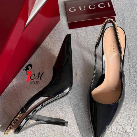 обувки на ток gucci , снимка 2 - Дамски обувки на ток - 51348424