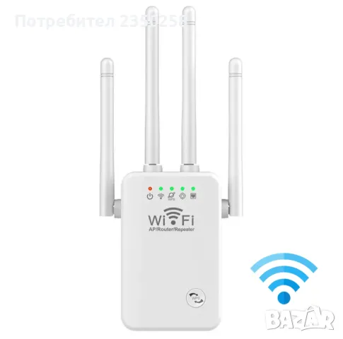 Мощен! РУТЕР или WiFi Усилвател на сигнала с 4 антени + Еxtender, снимка 7 - Рутери - 47285818