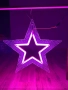 Акрилна петолъчна звезда 50 см.,5W, снимка 5