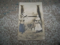 Красива стара романтична пощенска картичка с буквата Н 1903г., снимка 1