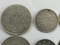 Сребърни османски монети 6 броя, снимка 7