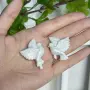 4 Гълъба гълъби гълъбчета гълъб силиконов молд форма фондан смола декор пита, снимка 3