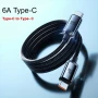 USB Type-C to USB Type-C Charging Cable 120W, найлонова оплетка, - 200 см, снимка 4