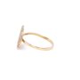 Златен дамски пръстен 1,97гр. размер:57 14кр. проба:585 модел:21882-1, снимка 3