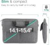 CELLONIC® чанта за лаптоп с презрамка - 14,1”-15,4” универсална защитa, снимка 2