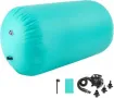 Надуваема ролка за гимнастика 60/75/90 см с електрическа въздушна помпа за тренировки/йога/салто , снимка 2