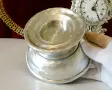 Калаен свещник Норвегия 630 гр.,печат, снимка 2