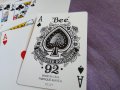 Bee club special playing cards #92 карти за игра 52+3 нови пластик 100% американски в кутия, снимка 6