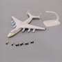 АН 225 Mriya самолет - мащаб 1:400 на Plane Diecast Aircraft моделът е нов в кутия, снимка 11