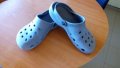 Кроксове, джапанки сини с бяло №39 стелка 25см, снимка 1 - Детски обувки - 34687838