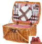 Кошница за пикник за четирима, снимка 1 - Подаръци за рожден ден - 44640084