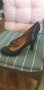 Черни обувки естествена кожа GEOX Respira , снимка 3