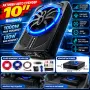 АКТИВЕН СУБУФЕР ЗА КОЛА, 10" 1000W, 120W RMS | БАС КАСА ЗА АВТОМОБИЛ ПОД СЕДАЛКА | ВГРАДЕН УСИЛВАТЕЛ, снимка 1