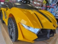 LAMBO Акумулаторна кола CORDOBA жълт, снимка 2