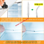Комплект за почистване на дренажите на хладилника - 5 части - КОД 4155, снимка 8