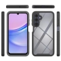 Прозрачен Калъф (PC+TPU) за Samsung Galaxy A17 5G / A17 4G| Комплект с Протектор [Черен, Тъмносин, Ч, снимка 9