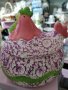 Керамична кокошка - купа с капак РАЗМЕРИ - 19 см височина / 20 см/14 см , снимка 1 - Аксесоари за кухня - 39685920