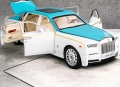 Метална кола светеща rolls royce phantom, снимка 3