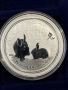 Сребро монета Лунар 2 година на заека 2011 -  1 унция OZ, снимка 1
