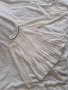 Плисирана бяла блуза с дълъг ръкав, снимка 1 - Блузи с дълъг ръкав и пуловери - 35825890