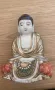 Старинна японска порцеланова фигура изобразяваща Буда, снимка 1