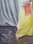 картина маслени бои Танцьорка с Даире (Ориенталски Мотив), снимка 9