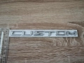 сребриста емблема Custom за Ford , снимка 3