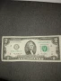Рядка банкнота 2 Долара със звезда САЩ, снимка 1