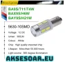 2 броя нови габарити с лупи BAX9S с 10 LED диода крушка H6W дневни светлини фарове за коли ремаркета, снимка 9