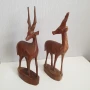 Стари дървени фигури на елени, снимка 4