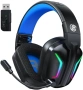Нови геймърски Слушалки за PS5/PS4/PC/Switch 2.4G USB-C донгъл 3D стерео 280g, снимка 1