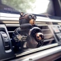 Ароматизатор за Кола – Cartoon Pilot Fan (Black Bear) + 10 Аромата, снимка 2