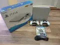Перфектен PlayStation 4 Slim (500GB) - Glacier White (Като нов!), снимка 2