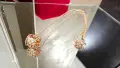 Van Cleef & Arpels VCA Rose Gold Perlee Clover Diamond Alhambra Дамско Колие, снимка 1