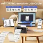 Нов Bluetooth Термален Принтер 4x6 за Етикети Amazon eBay Etsy бизнес, снимка 2