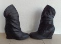 Черни ботуши от естествена кожа дължина 7/8., снимка 10