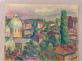 ЕЛКА НАЙДЕНОВА градски пейзаж – Пастел , снимка 5