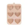 5477 Силиконова форма за мъфини Диамантени сърца, 6 гнезда, снимка 4