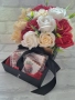Луксозна завършена кутия с цветя, снимка 8