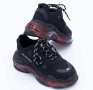 Дамски черни маратонки  Balenciaga  код Br-F19, снимка 2