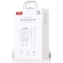 Зарядно/Адаптер 220V / XO-L137 PD 20W, USB 18W / + Type-C - Type-C Кабел / Бял / Баркод : 456413, снимка 2