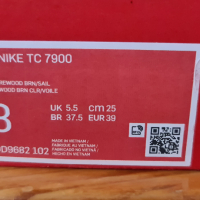 ДАМСКИ МАРАТОНКИ NIKE TC 7900 LT OREWOOD BRN/SAIL, снимка 6 - Маратонки - 44581847