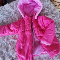 Детско яке, шапка и розови ботички, снимка 2 - Бебешки якета и елеци - 35913616