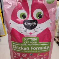 Храна за котки Kittylife пиле 10кг , снимка 1 - За котки - 44550154