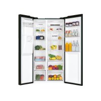 Двукрилен хладилник Side by side Haier HSR3918FIPB, 515 л, Total No Frost, Multi air Flow, Инверторе, снимка 3 - Хладилници - 40650035