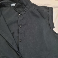 Черна риза , снимка 5 - Ризи - 36286213