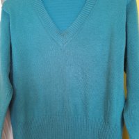 Дамски пуловер шпиц деколте, снимка 2 - Блузи с дълъг ръкав и пуловери - 42029000